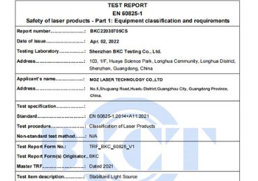 EN ISO 11553 Report