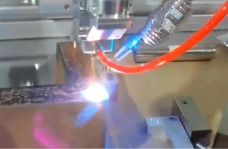 1500W automatic laser welding machine video