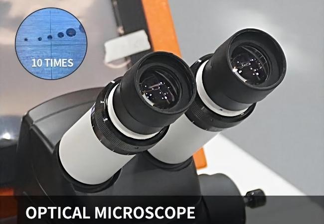 10 times optical microscope observing system