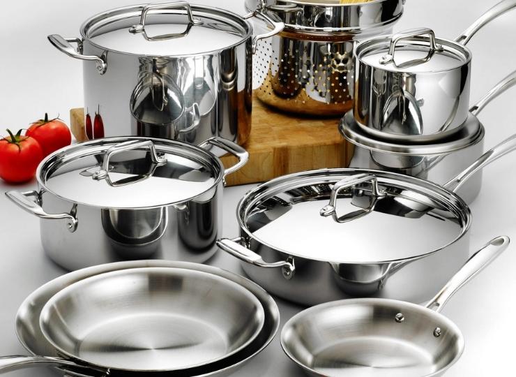 stainless steel cooking stuff