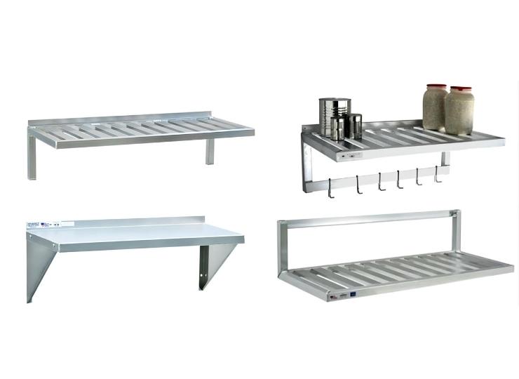 aluminum wall shelves
