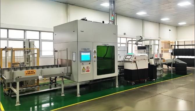 laser cleaning production line for tire cleaning