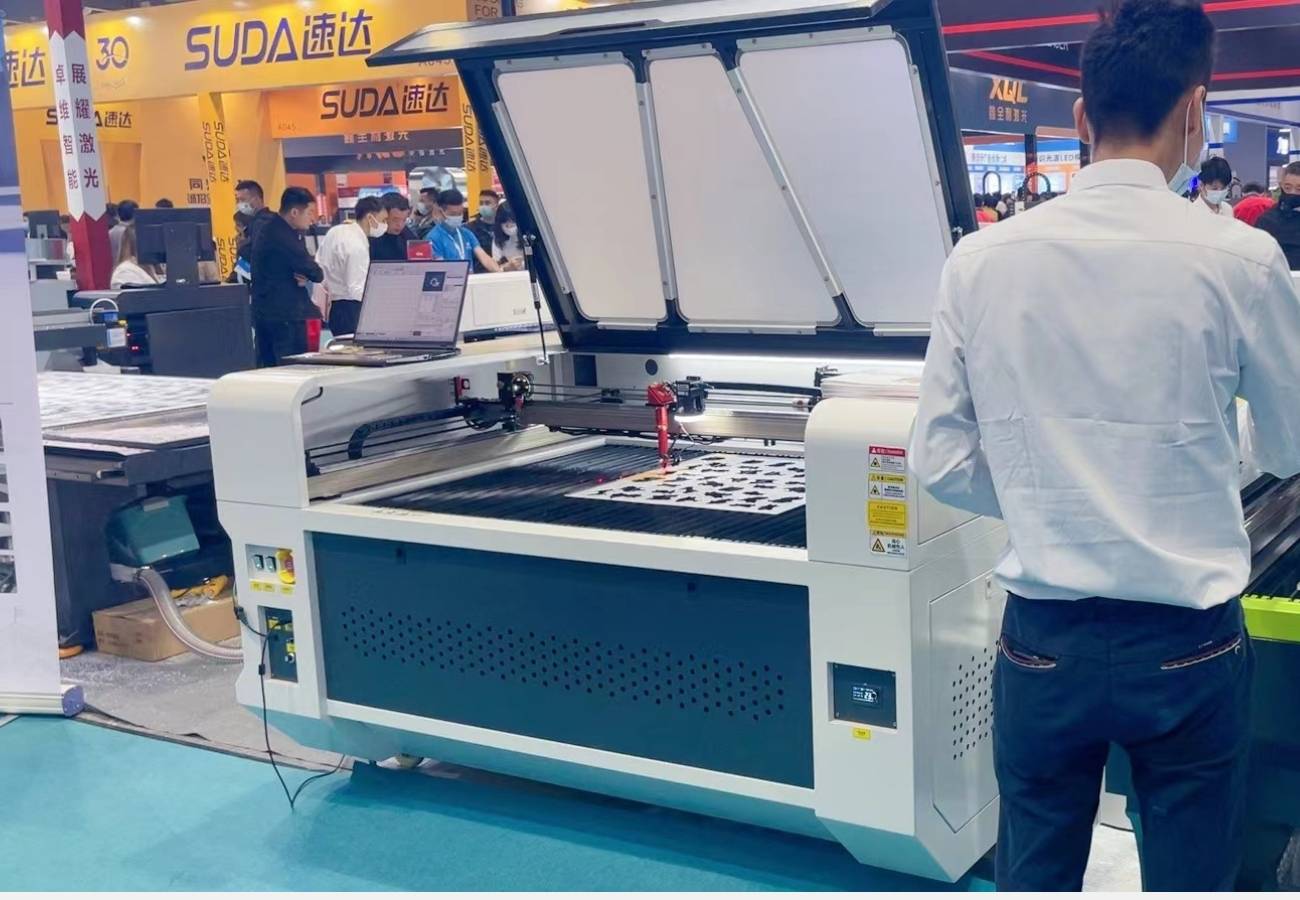 laser engraving machine in the DPES expo